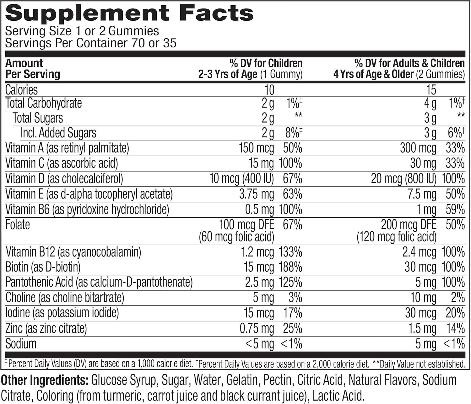 imageOLLY Kids Multivitamin Gummy Overall Health and Immune Support Vitamins and Minerals A C D E Bs and Zinc Kids Chewable Supplement Sour Fruity Punch Flavored 70 or 35 Day Supply 70 CountBottle