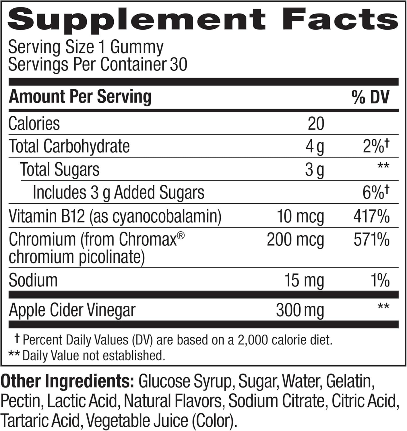 imageOLLY Metabolism Gummy Rings Apple Cider Vinegar Vitamin B12 Chromium Energy and Digestive Health Chewable Supplement Apple Flavor 30 Count30 Count Pack of 1