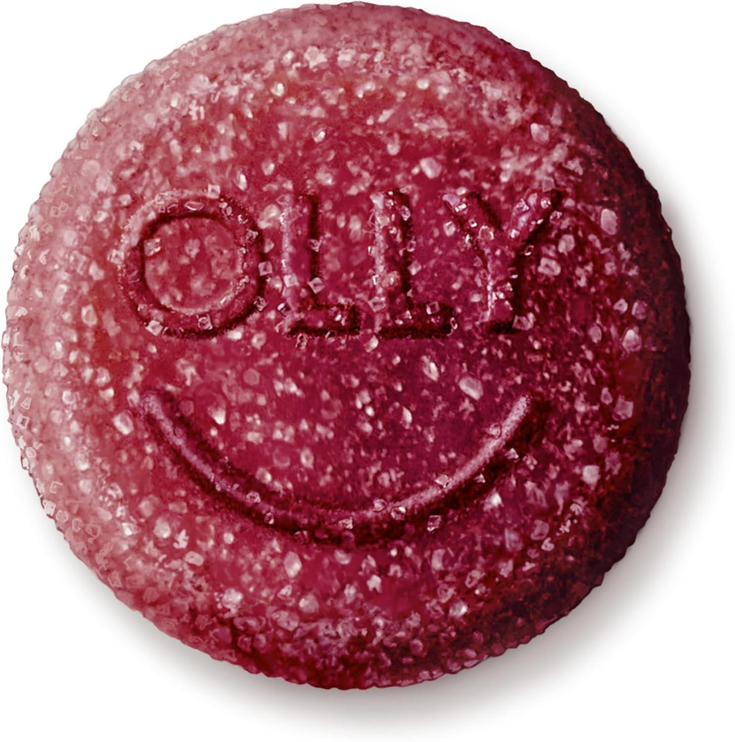imageOLLY Relaxing Magnesium Gummies Supports Muscle Relaxation Magnesium Citrate Raspberry Lavender Flavor 15 Day Supply 60 CountRaspberry Lavender