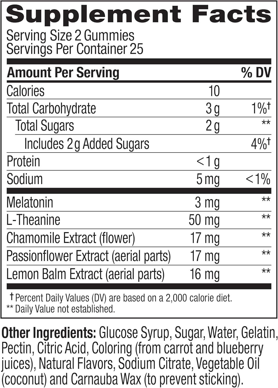 imageOLLY Restful Sleep Gummy Supplement with Melatonin amp LTheanine Chamomile Blackberry Zen 50 Gummies 25 Day Supply Supports a Healthy Sleep Cycle Packaging May Vary50 Count Pack of 1