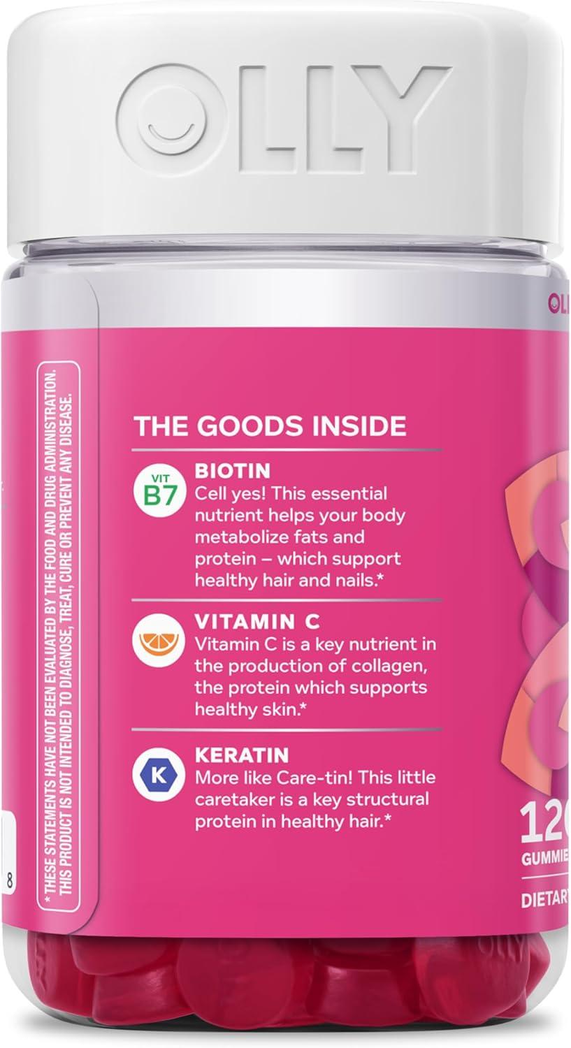 imageOlly Gummy Undeniable Beauty Grapefruit Glam 60 Count120 Count Pack of 1