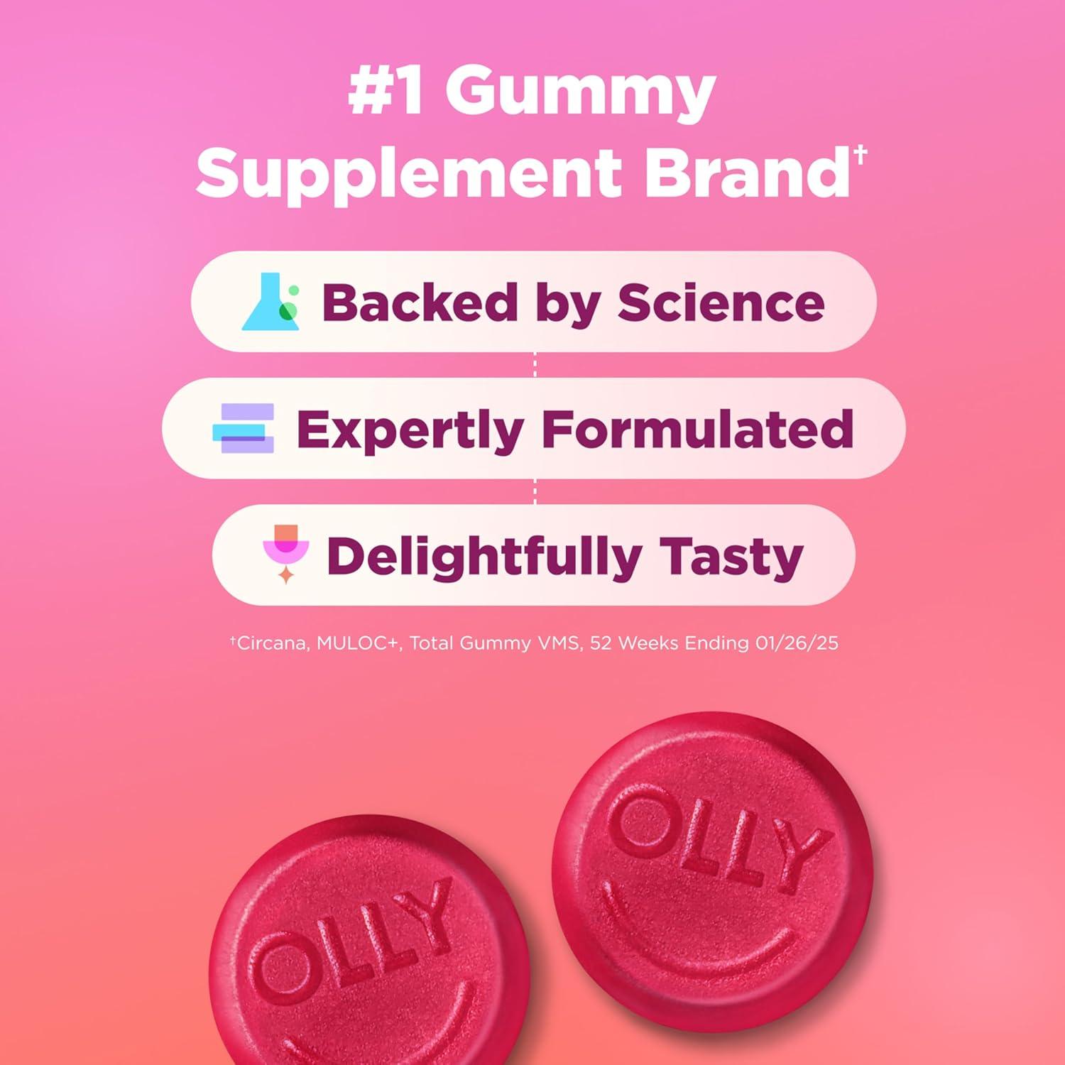 imageOlly Gummy Undeniable Beauty Grapefruit Glam 60 Count60 Count Pack of 1