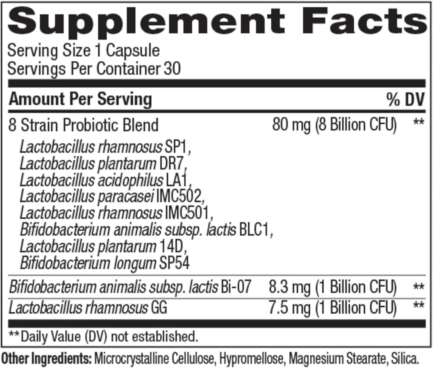 imageOLLY Big 10 Probiotic Supports a Healthy Gut Microbiome 10 Billion CFUs 30 Day Supply 30 Count1 Count Pack of 30