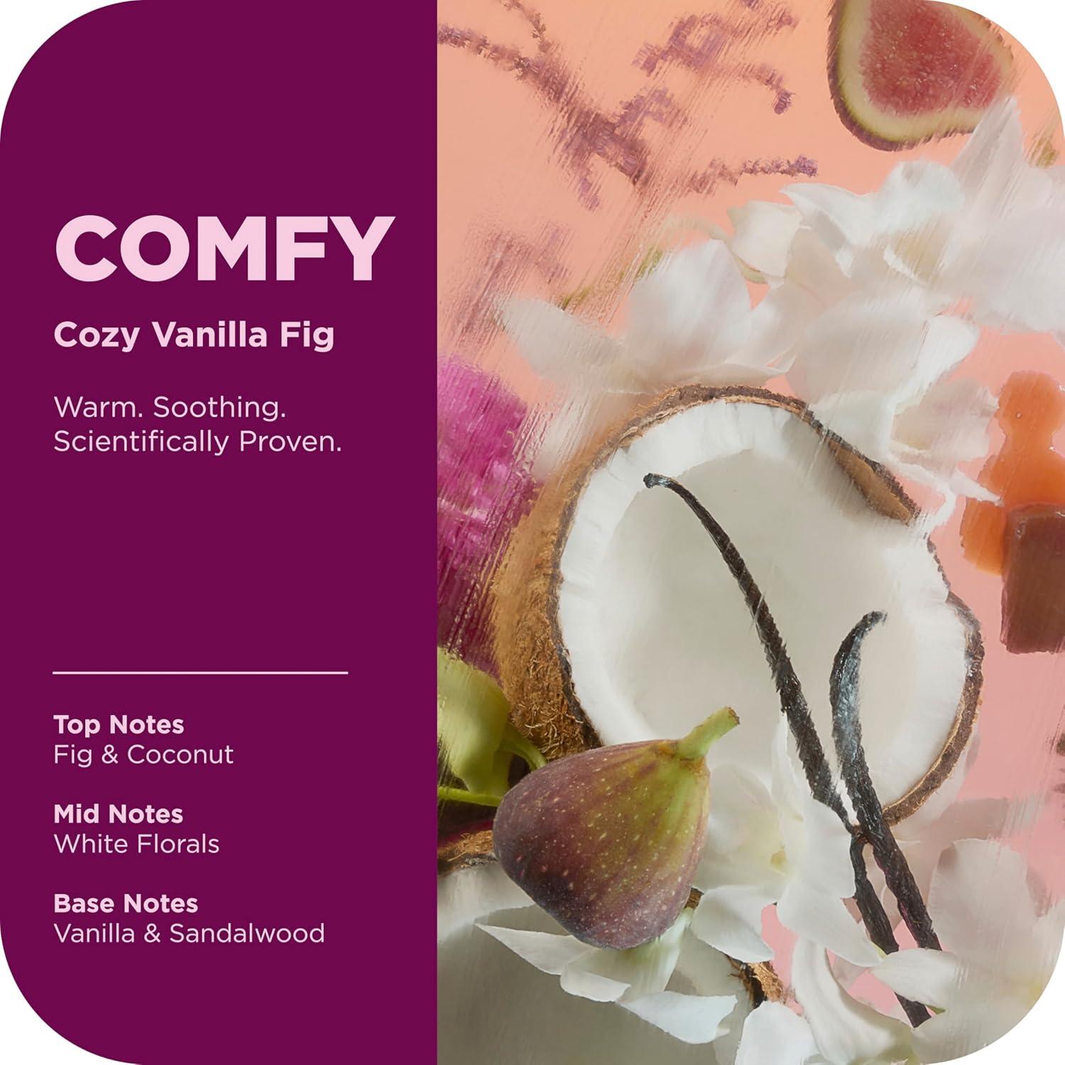 imageOLLY Body Wash Comfy Mood Skin with ceramides chamomile oil amp vitamin E to Hydrate amp Nourish Skin Cozy Vanilla amp Fig Scent 17 Fl Oz