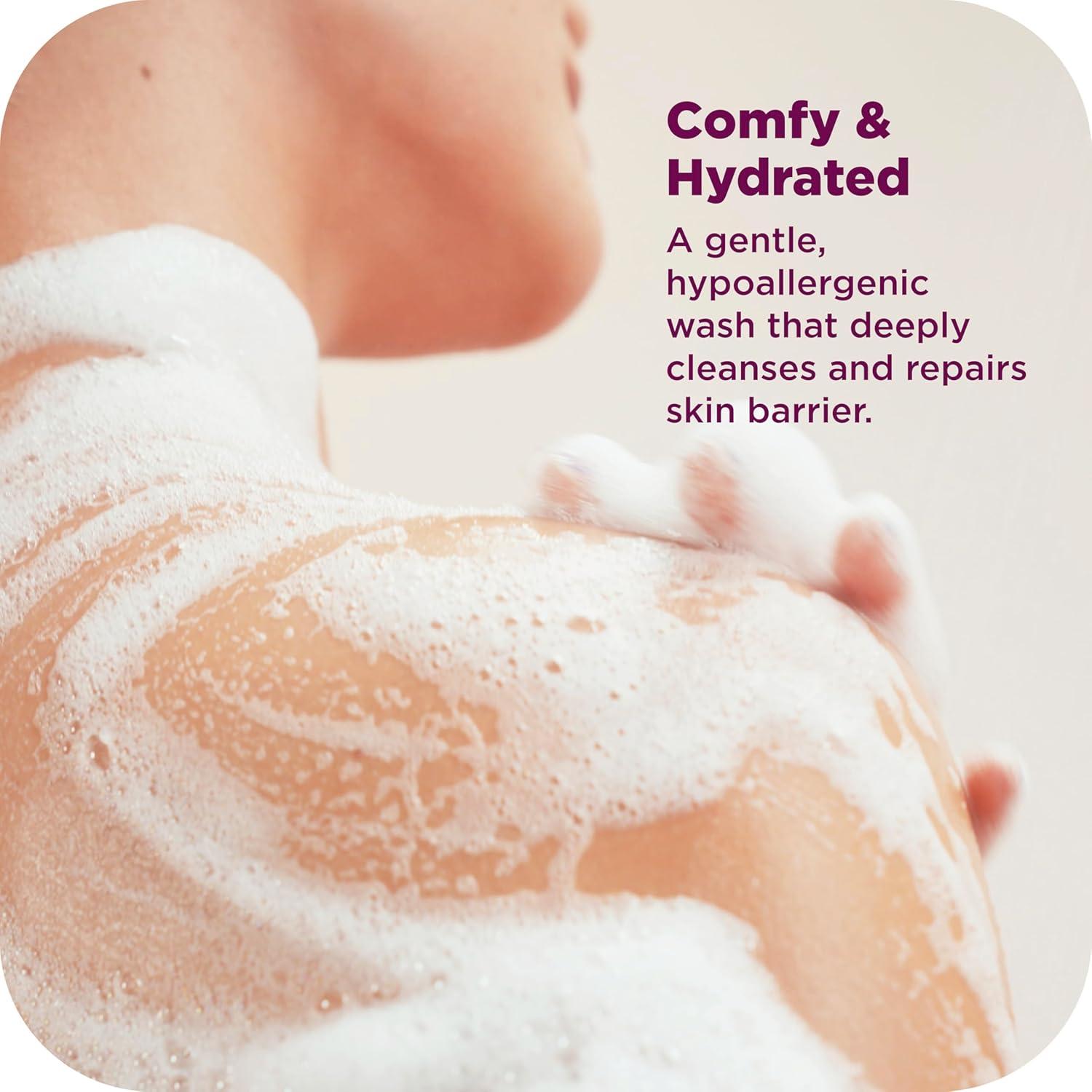 imageOLLY Body Wash Comfy Mood Skin with ceramides chamomile oil amp vitamin E to Hydrate amp Nourish Skin Cozy Vanilla amp Fig Scent 17 Fl Oz
