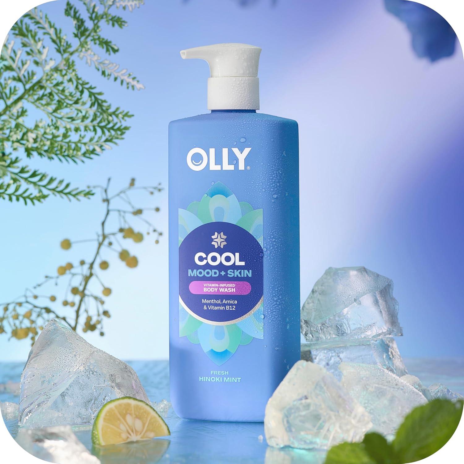 imageOLLY Body Wash Cool Mood Skin Infused with arnica amp vitamin B12 Hydrates amp cools Skin 17 Fl Oz