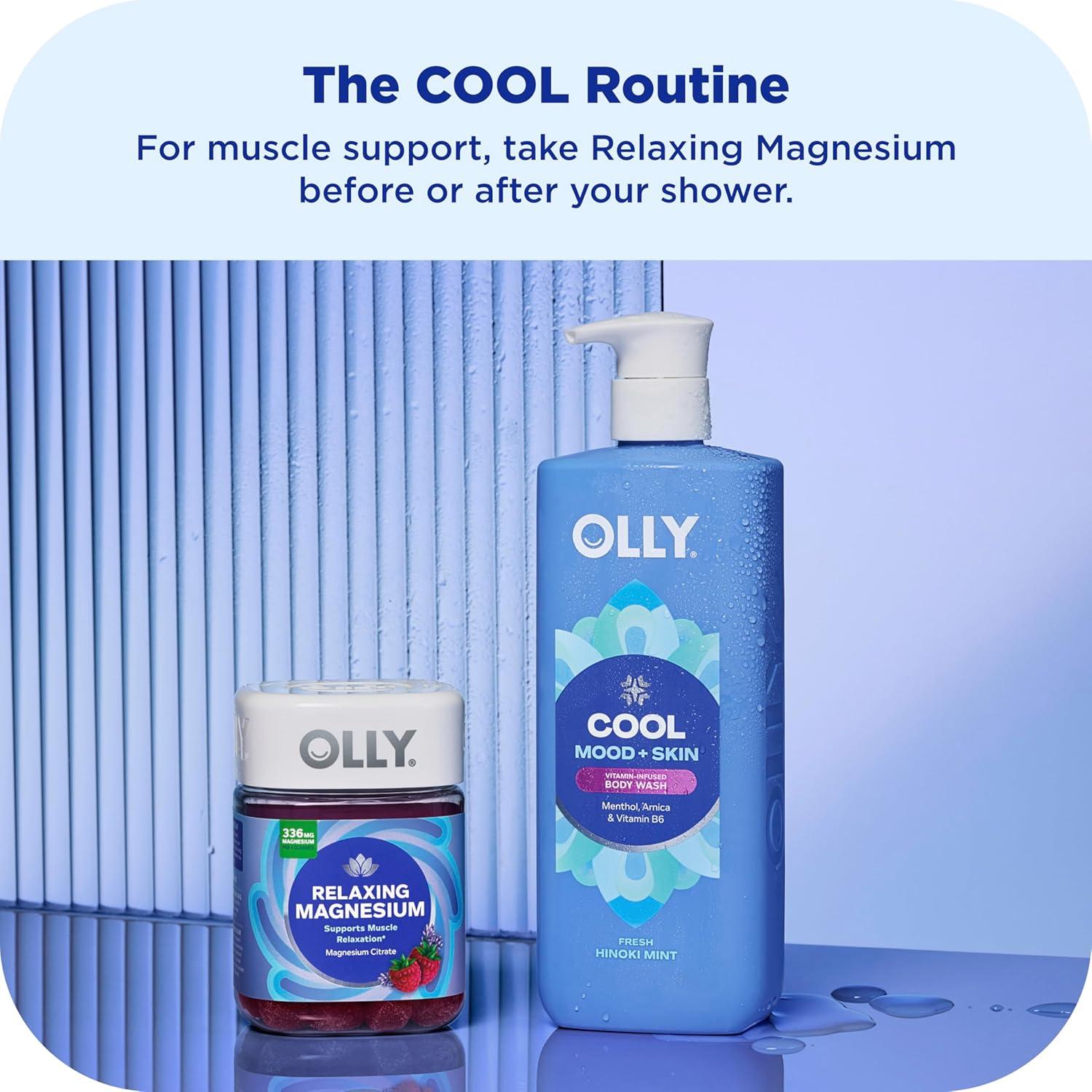 imageOLLY Body Wash Cool Mood Skin Infused with arnica amp vitamin B12 Hydrates amp cools Skin 17 Fl Oz