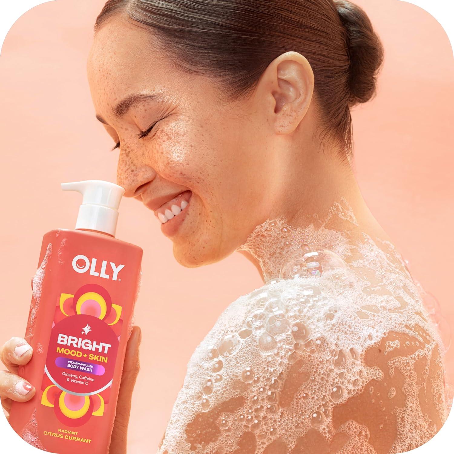 imageOLLY Body Wash Mixed Pack 4 Count to Restore Skin barrier amp Hydrate skin 3 oz