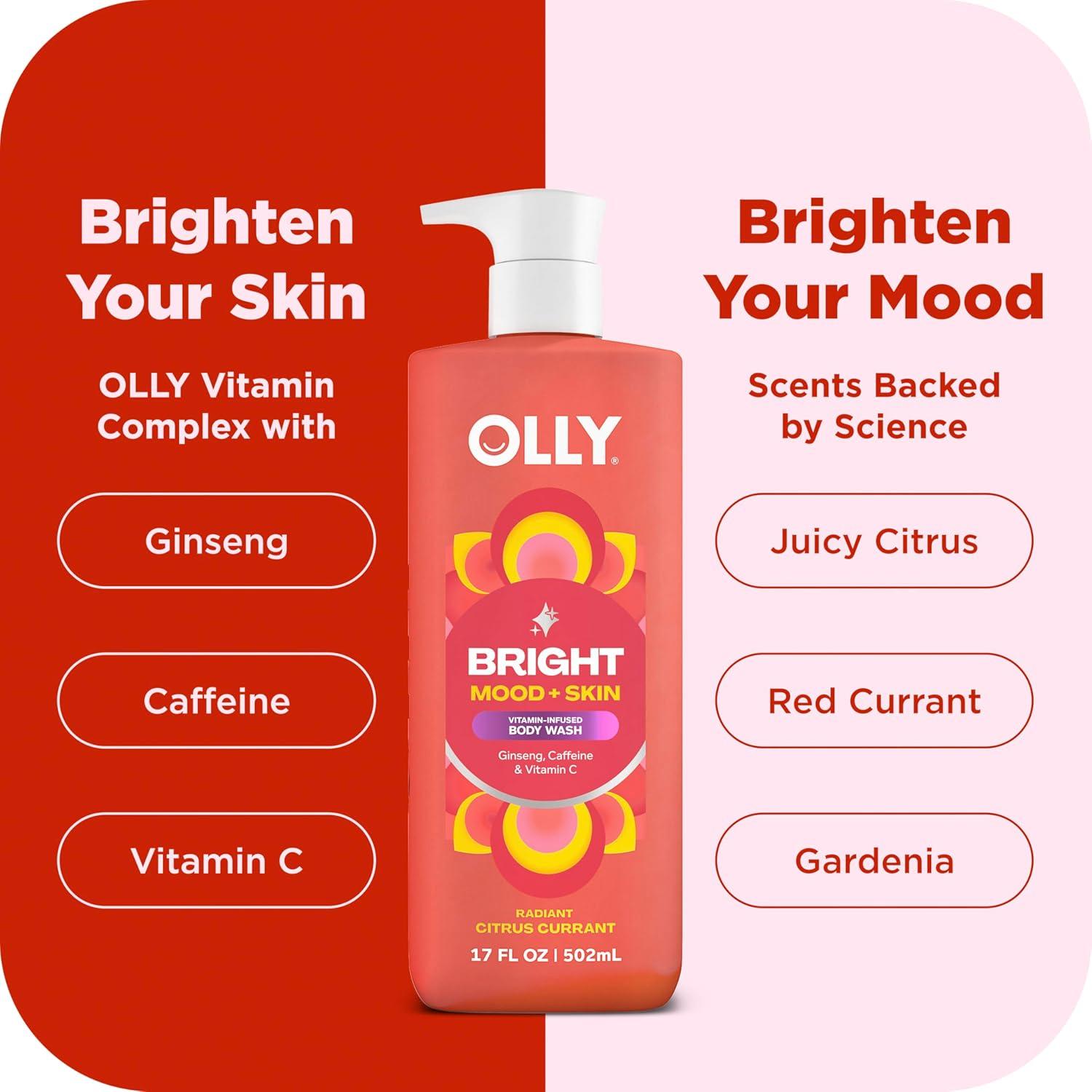 imageOLLY Body Wash amp Body Scrub Mini pack 4 Count Hydrate amp Repair Skin Barrier 3 oz