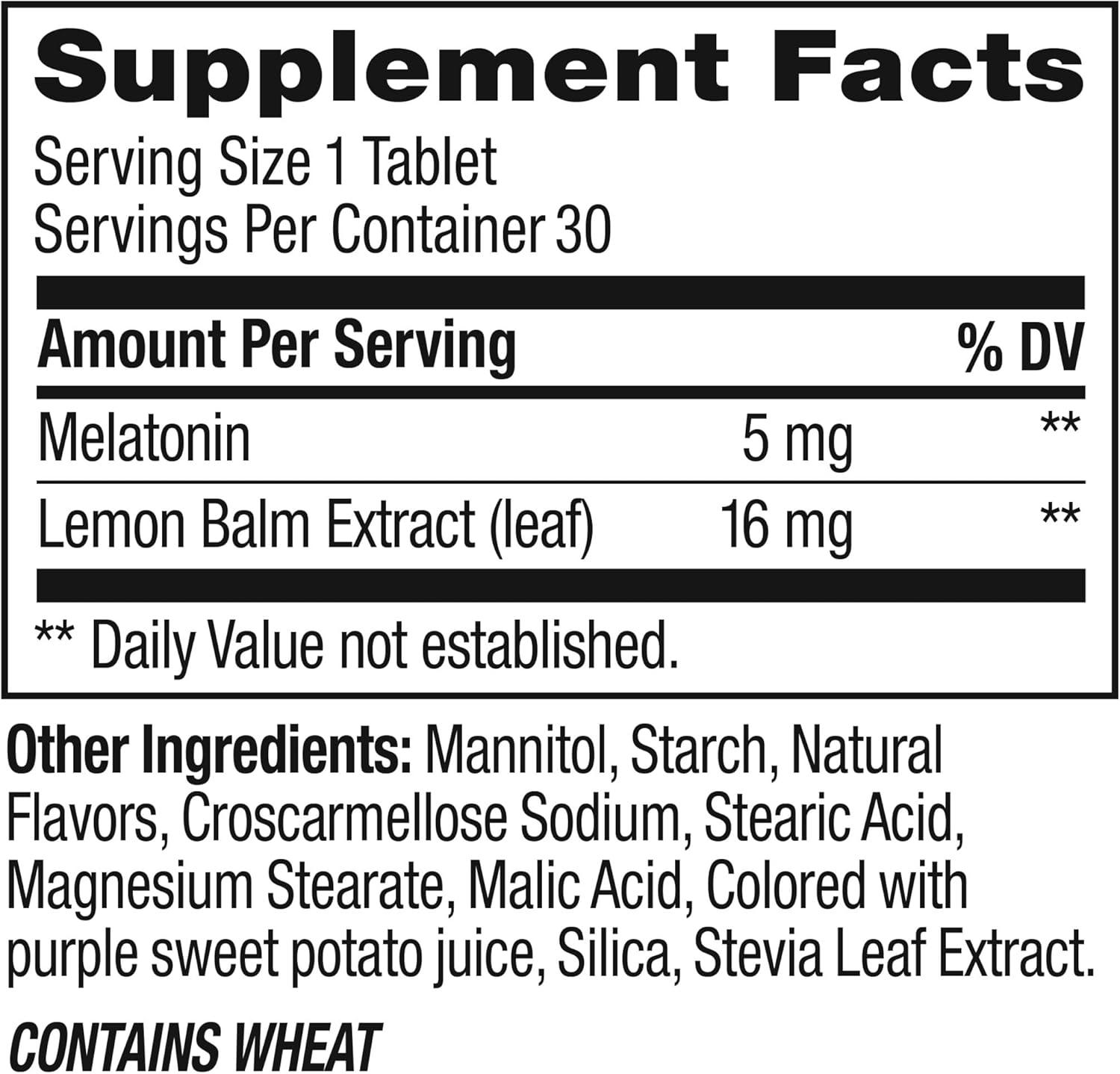 imageOLLY Extra Strength Sleep Fast Dissolve Tablets 5mg Melatonin Vegan Strawberry 30ct30 Count Pack of 2