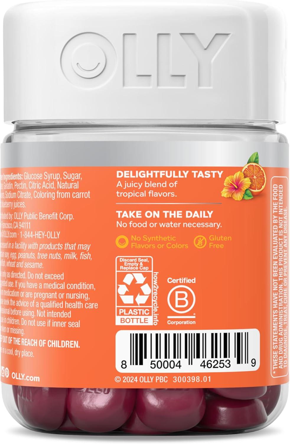 imageOLLY Heavenly Hair Gummy Supports Healthy Hair Keratin Biotin AMLA Chewable Supplement 30 Day Supply 60 Count60 Count Pack of 1