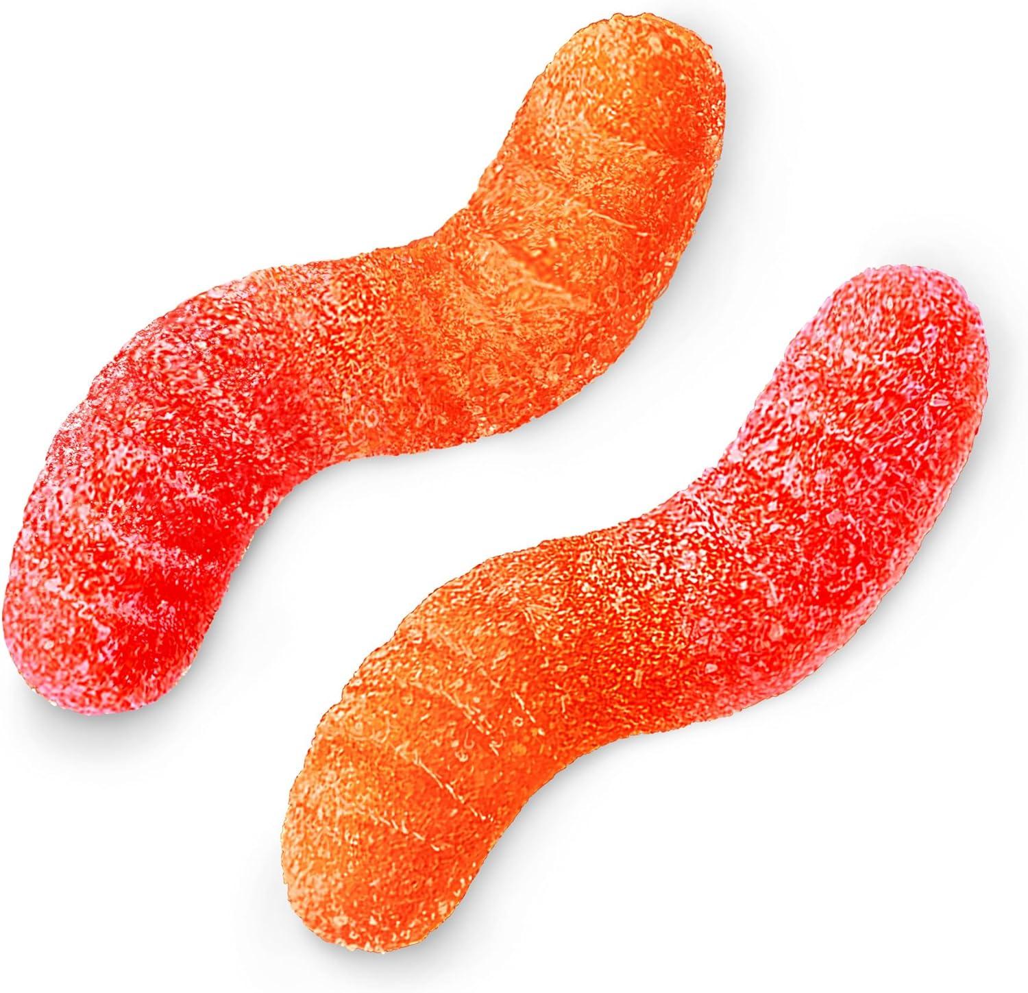 imageOLLY Hello Happy Gummy Worms Mood Support Gummies For Adults Saffron Extract Vitamin D Tropical Zing Flavored 30 Day Supply 60 Count90 Count Pack of 1