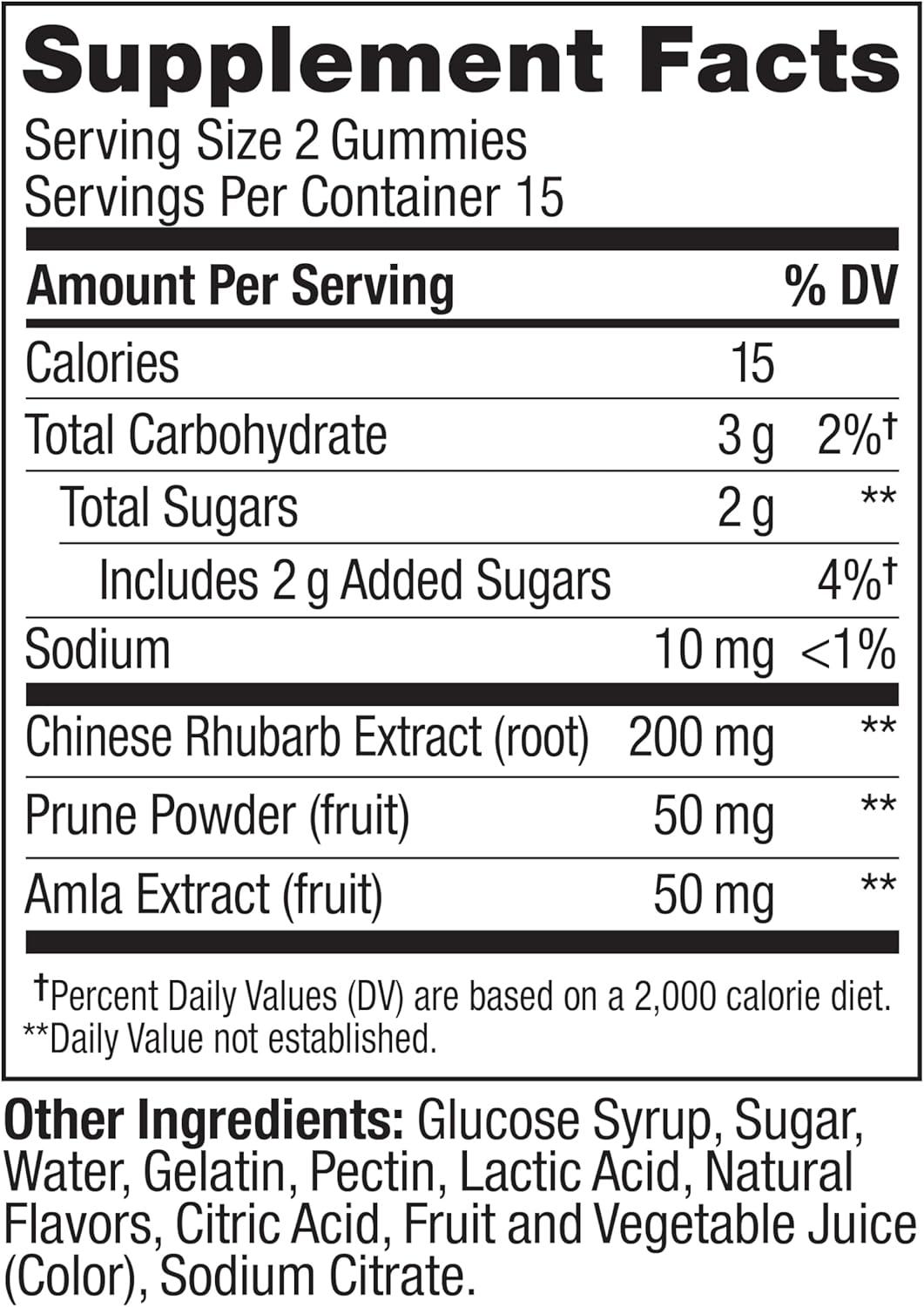imageOLLY Keep it Movin Gummy Supplement Occasional Constipation Support Rhubarb Prune Amla Extracts Plum Berry Flavored 15 Day Supply 30 Count30 Count Pack of 1
