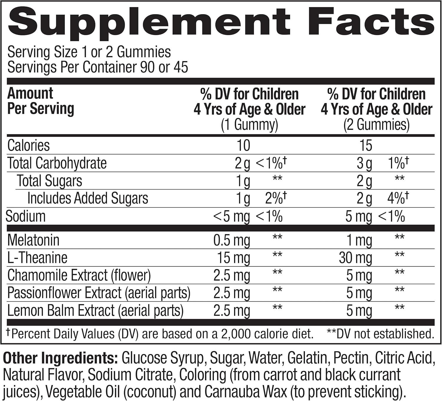 imageOLLY Kids Sleep Gummy Occasional Sleep Support 05mg Melatonin LTheanine Raspberry Flavored 50 or 25 Day Supply 50 CountBottle