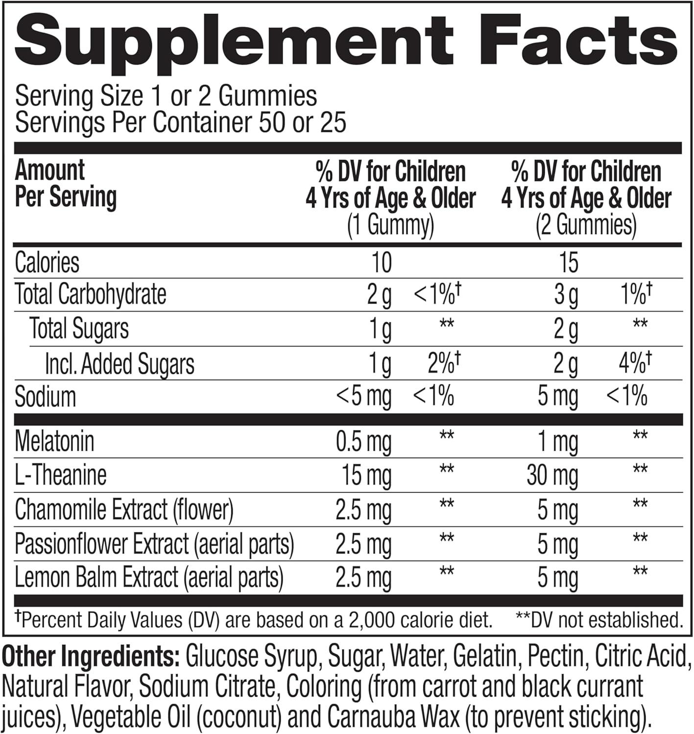 imageOLLY Kids Sleep Gummy Occasional Sleep Support 05mg Melatonin LTheanine Raspberry Flavored 50 or 25 Day Supply 50 CountBottle