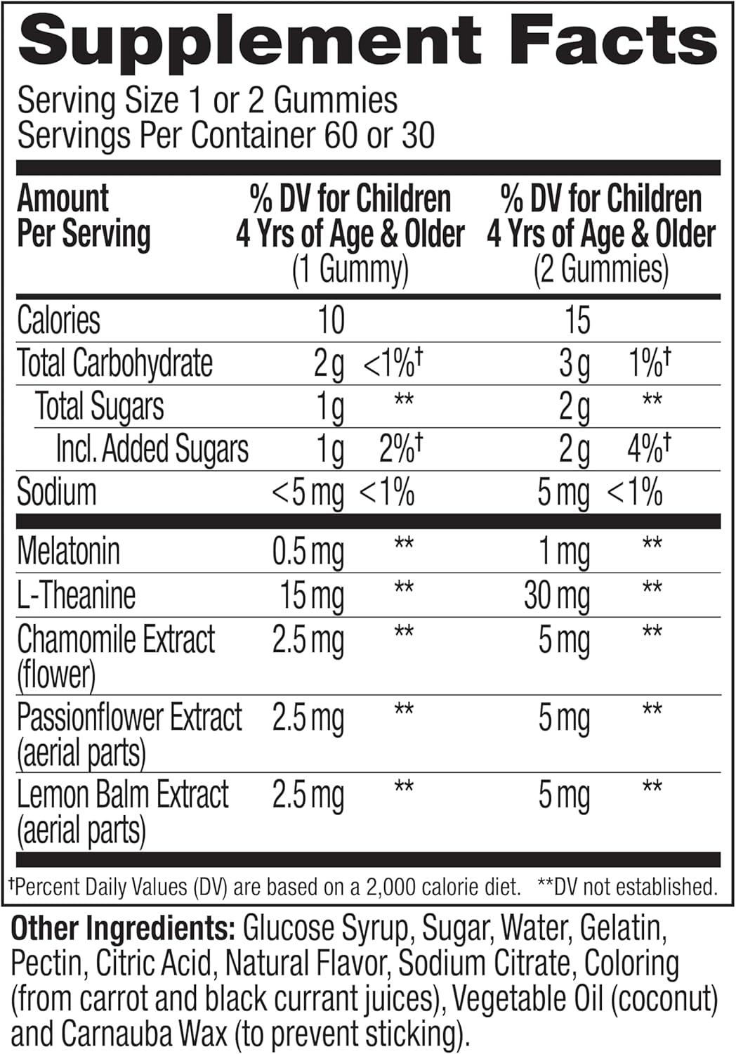 imageOLLY Kids Sleep Gummy Occasional Sleep Support 05mg Melatonin LTheanine Raspberry Flavored 50 or 25 Day Supply 50 CountPouch