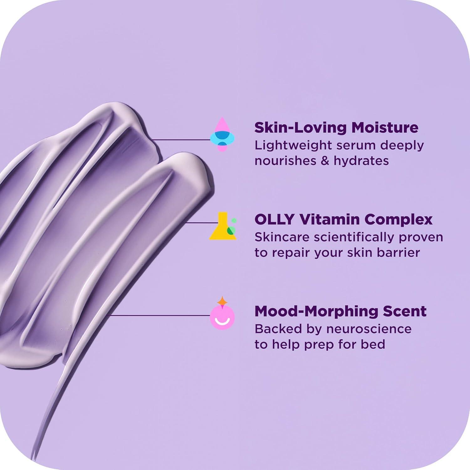 imageOLLY Renew Body LotionSerum with Vitamin D Retinol amp Botanicals Nourishing Cleanser for Skin Barrier Repair Deep Hydration Jasmine Bergamot Scent 8oz