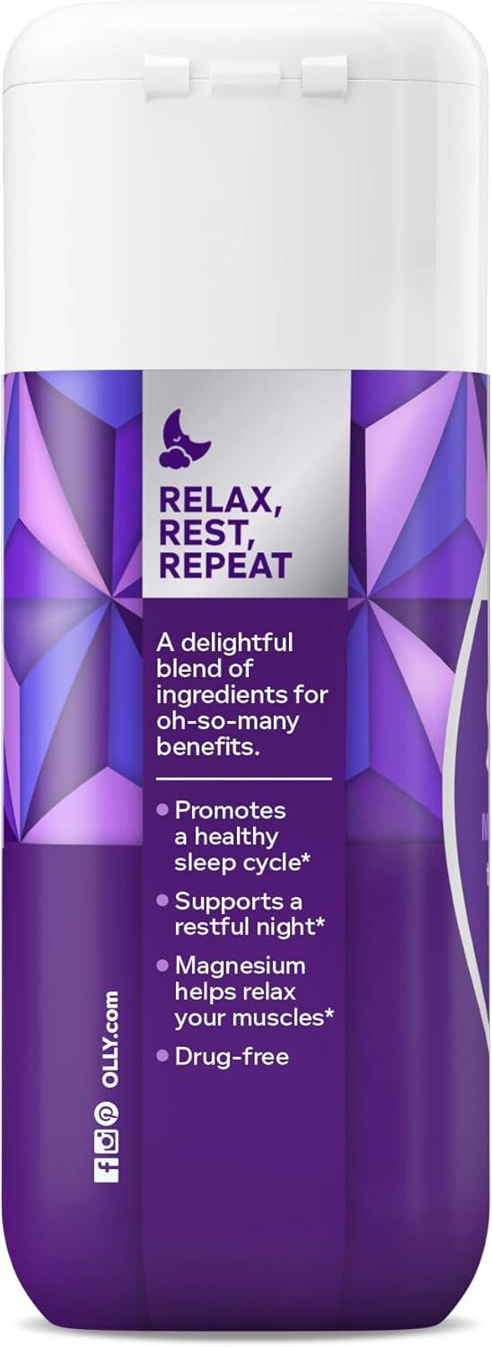 imageOLLY Ultra Strength Sleep Softgels 10mg Melatonin LTheanine Chamomile Magnesium Lemon Balm Supports Deep Restful Sleep Nighttime Sleep Aid Non HabitForming 60 Count60 Count Pack of 1