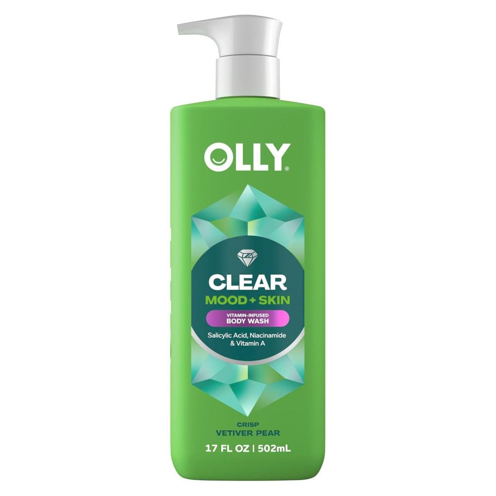 imageOLLY Body Wash Clear Mood Skin with salicylic acid niacinamide amp vitamin A for smoother skin 17 Fl Oz