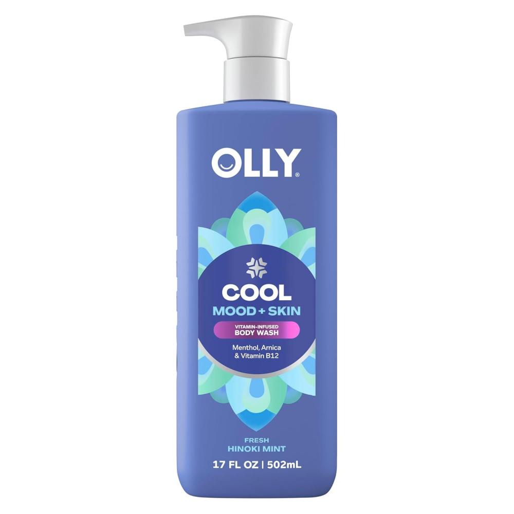 imageOLLY Body Wash Cool Mood Skin Infused with arnica amp vitamin B12 Hydrates amp cools Skin 17 Fl Oz