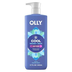 OLLY Body Wash Cool Mood + Skin Infused with arnica & vitamin B12 Hydrates & cools Skin 17 Fl Oz